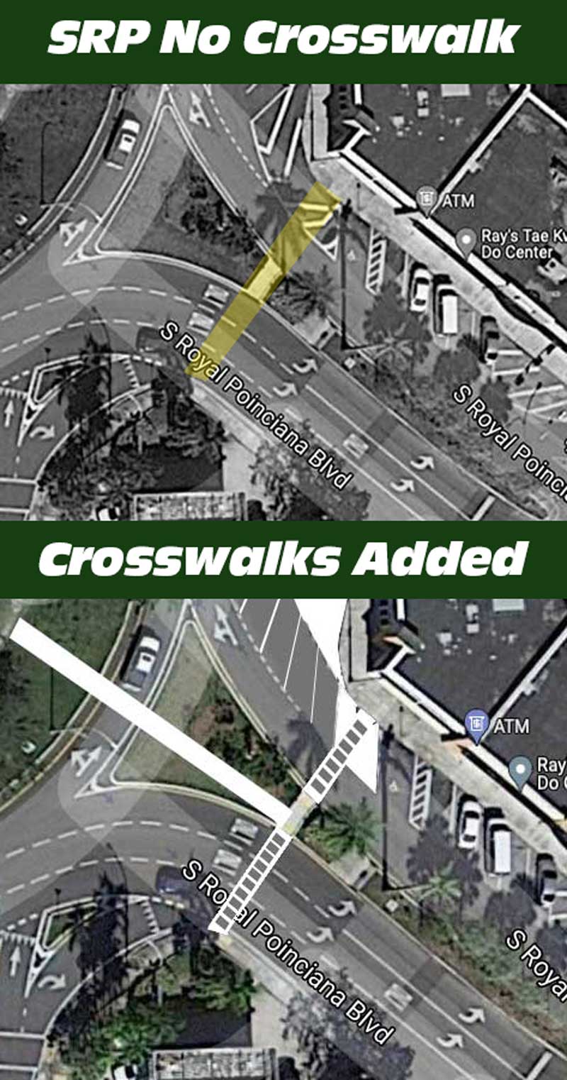 South Royal Poinciana Crosswalks
