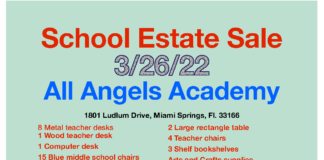 All Angels Academy School Estate Sale