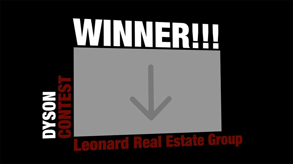 Who won the Leonard Real Estate Group Raffle?