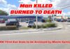 Man Killed – Burned to Death in Area to be Annexed by Miami Springs MAN KILLED - BURNED TO DEATH IN AREA TO BE ANNEXED BY MIAMI SPRINGS