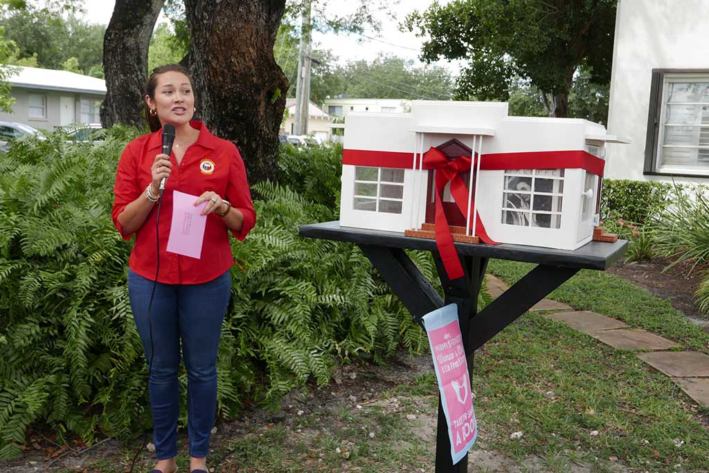 Alyssa Roelans, MSWC Civic Engagement & Outreach Chair (Photo credit Miami Springs Womans Club)