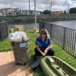2022 River Cleanup at the Lions Club: Photo Credit Elizabeth Kourtesis Fisher