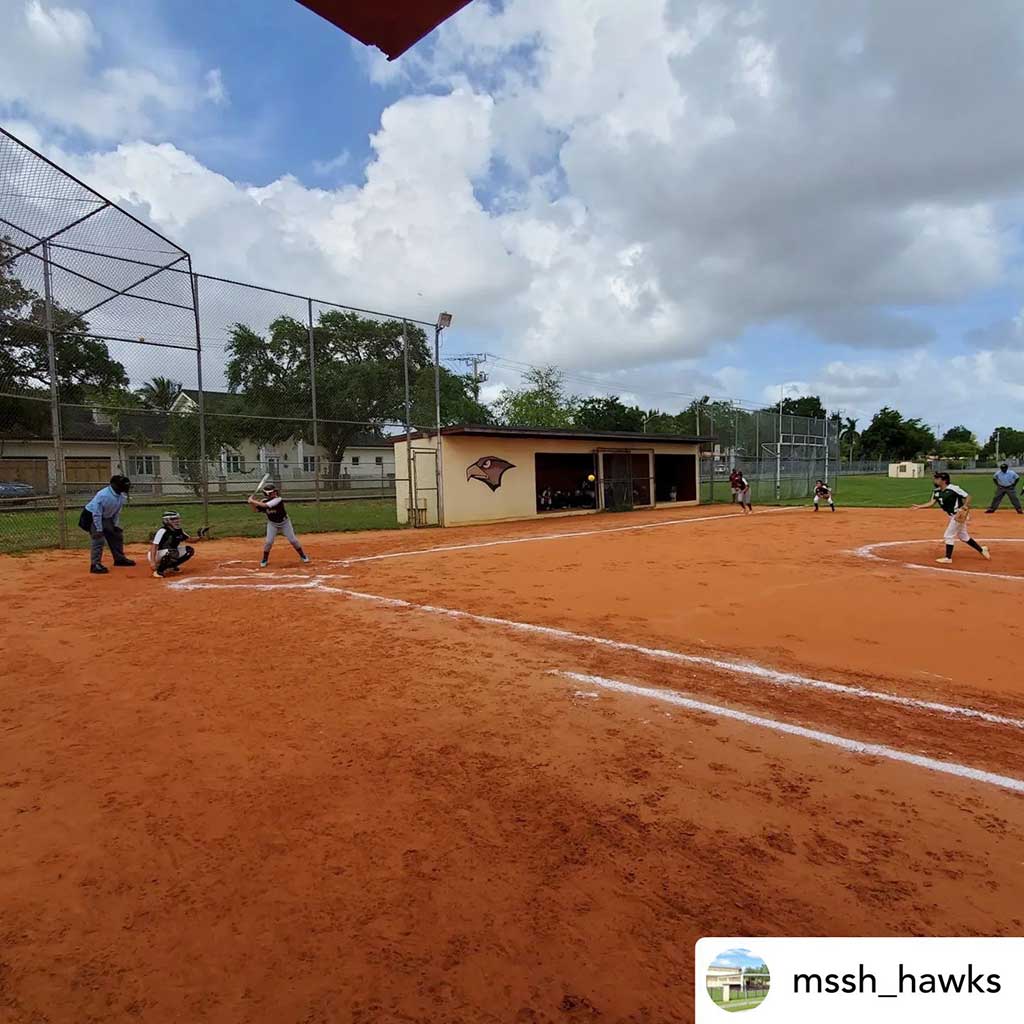 Miami Springs Senior High Lady Hawks Softball (Photo Credit: @mssh_hawks)