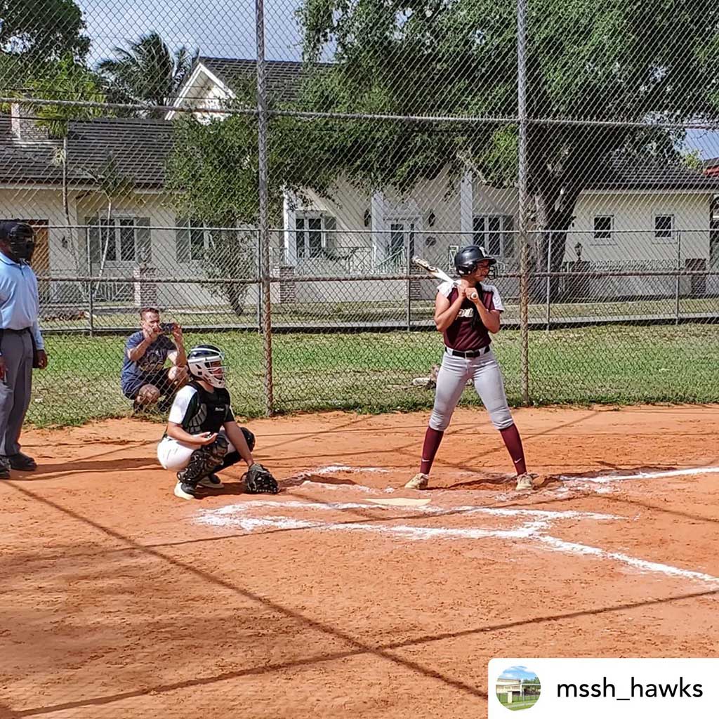 Miami Springs Senior High Lady Hawks Softball (Photo Credit: @mssh_hawks)