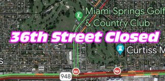 Officer Involved Accident at NW 36th Street – Seek Alternate Route