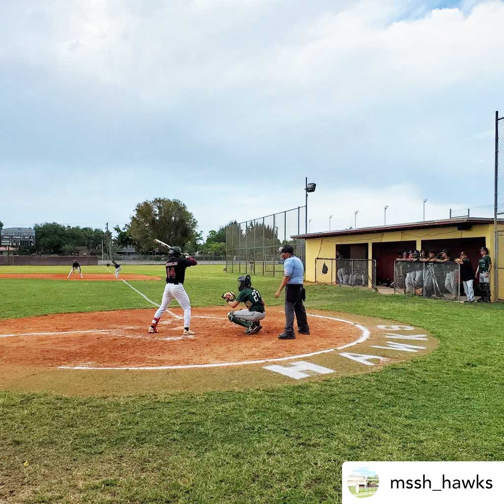 Miami Springs Senior High Baseball (Photo credit: @mssh_hawks)