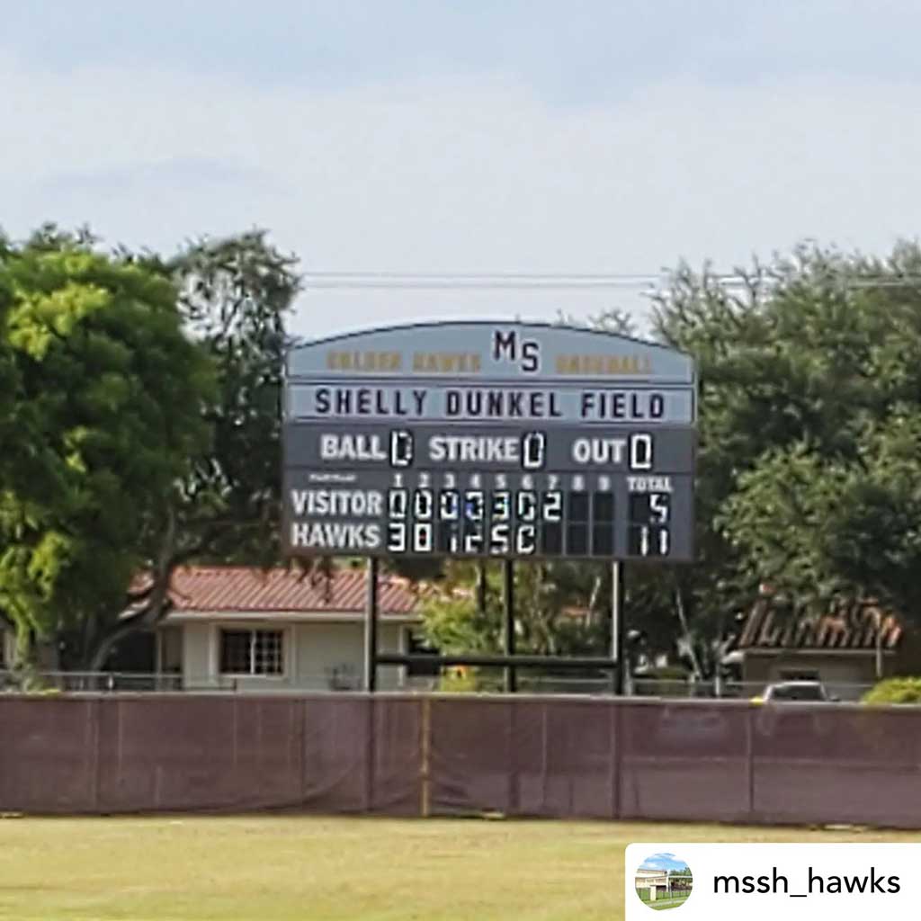 Miami Springs Senior High Baseball Team (Photo credit: @mssh_hawks)