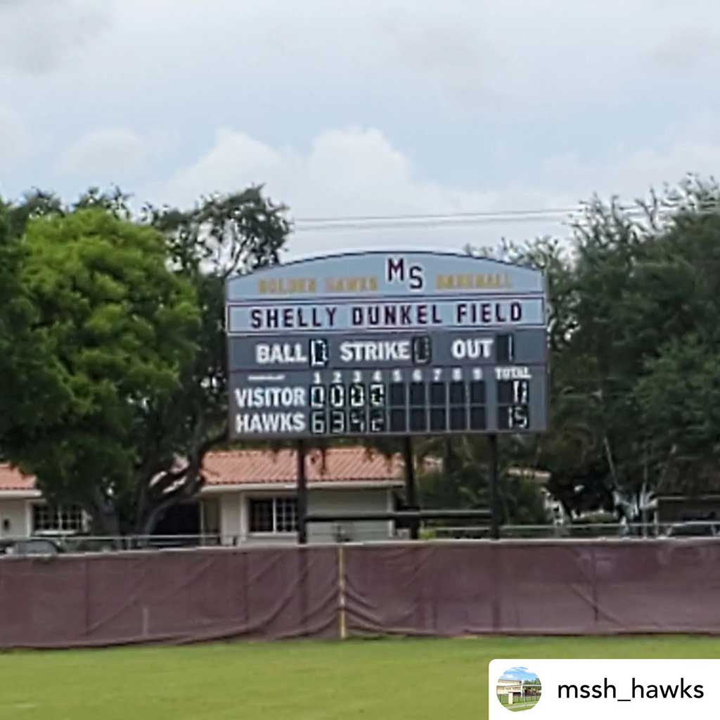 Miami Springs Senior High Golden Hawks (Photo credit @mssh_hawks)