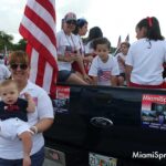 MiamiSprings.com Truck and Family at Miami Springs 4th of July Parade