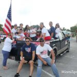 MiamiSprings.com Truck and Family at Miami Springs 4th of July Parade