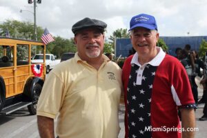 Fred Suco and Ron Gorland at Miami Springs 4th of July Parade