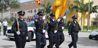 Miami Springs July 4th Parade Honor Guard at Miami Springs 4th of July Parade