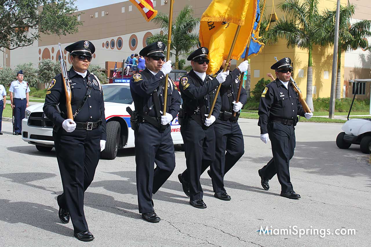 Honor Guard at Miami Springs 4th of July Parade