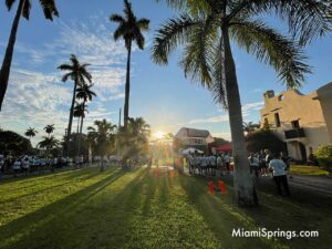 Morning Sunrise at the SebastianStrong 5k in Miami Springs