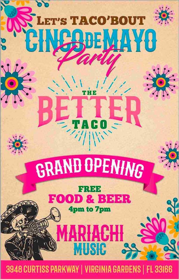 The Better Taco Cinco de Mayo Grand Opening