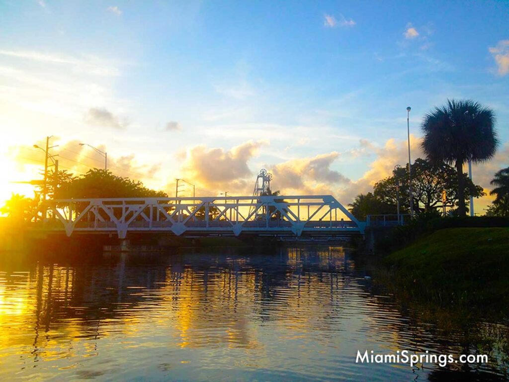 Warren Pony Swing Bridge connecting Hialeah and Miami Springs
