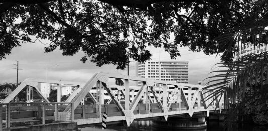 Warren Pony Swing Bridge connecting Hialeah and Miami Springs