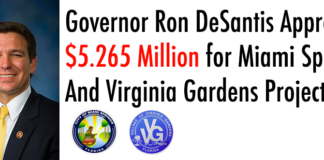 Governor DeSantis Approves $5.265 Million for Miami Springs & Virginia Gardens Projects