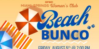 Miami Springs Woman’s Club Hosting Beach Bunco