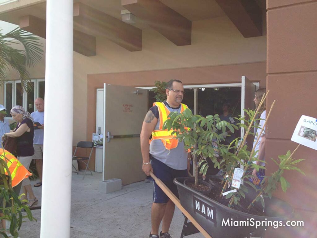 Adopt a Tree event at Miami Springs Rec Center