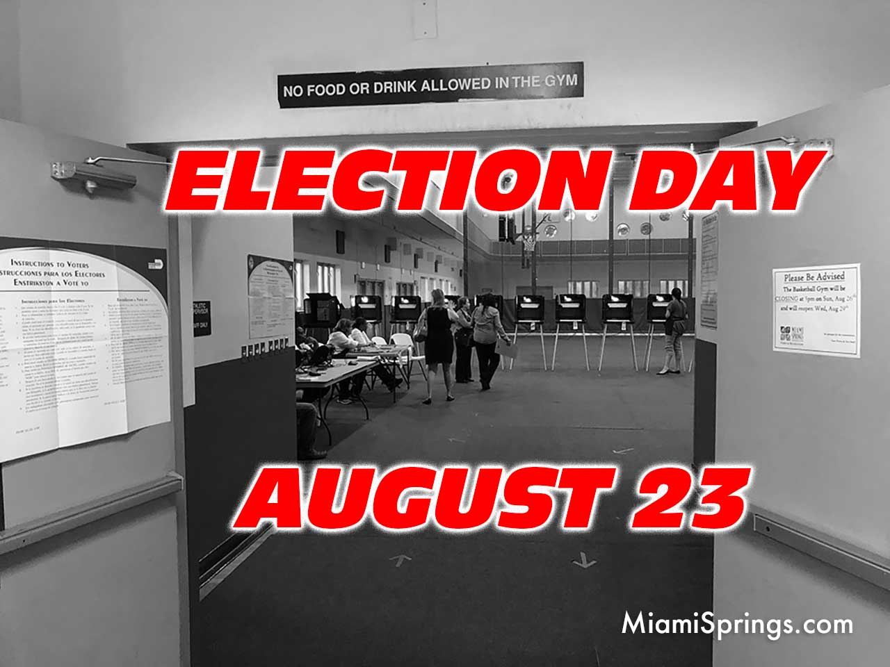 Election Day August 23