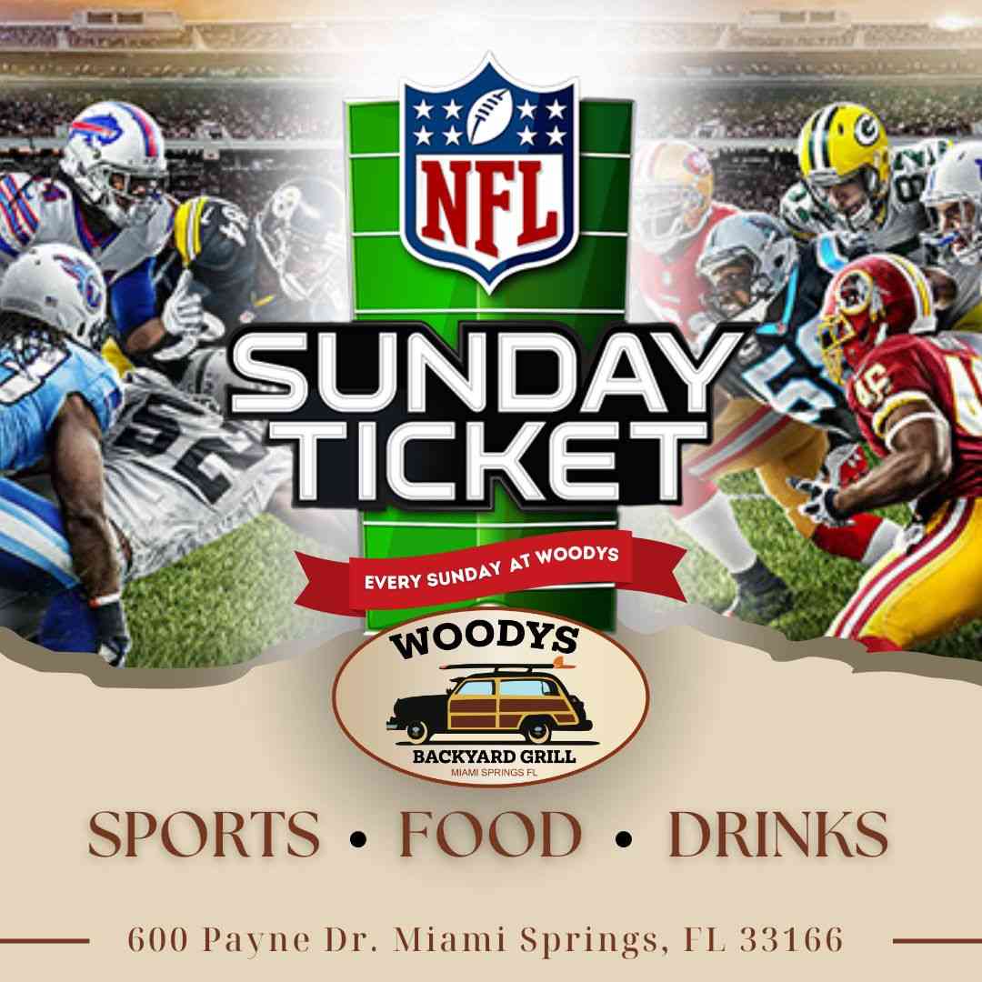 DirectTV Sunday Ticket at Woodys