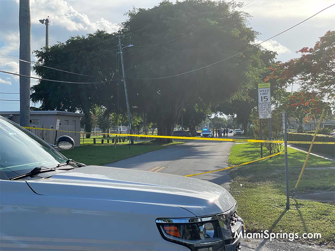 Miami Springs Police Investigation on Eastward Drive between Forrest Drive and East Drive