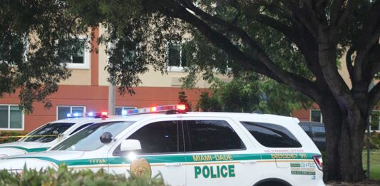 Miami-Dade Police at the Extended Stay America on Fairway Drive