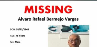 Missing Person Found:  Alvaro R Bermejo (76 Years Old) Alvaro Rafael Bermejo Vargas