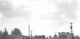 1932: Miami Springs Then and Now Country Club Estates Grocery & Poultry Farm at the south west corner of Westward Drive & N. Esplanade Drive in 1932 - Photo Courtesy Miami Springs Historical Society