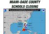 School Closings:  Miami-Dade County Public Schools Closing Wednesday and Thursday