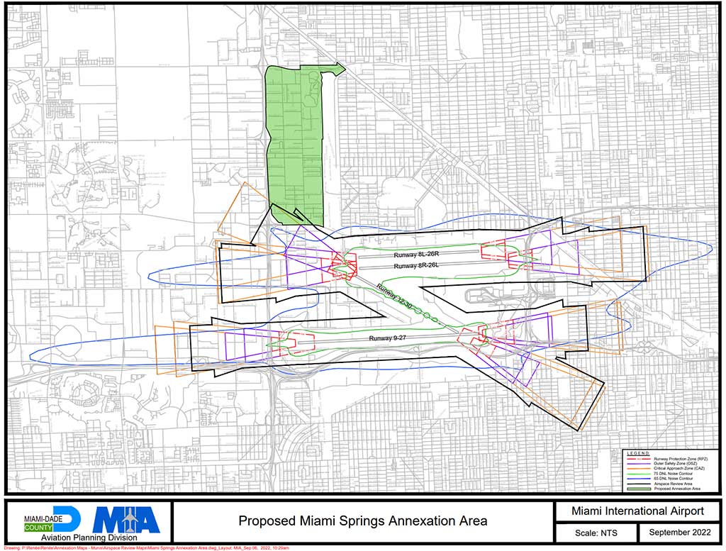 Miami Springs Annexation Area and Airport Overlay