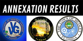Miami Springs Annexation Fails While VG and Medley Succeed Annexation Results