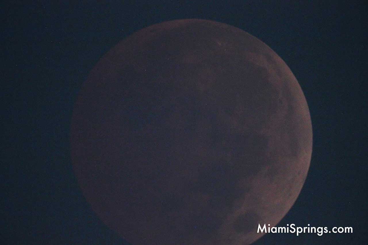 Blood Red Lunar Eclipse over Miami Springs