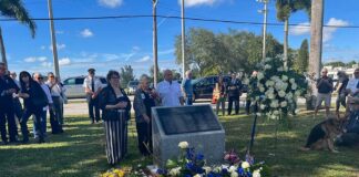 A Beautiful Memorial in Miami Springs:  Honoring the 101 Souls Lost on Flight 401 Eastern Airlines Flight 401 Memorial Ceremony - Photo Credit Jorge Santin