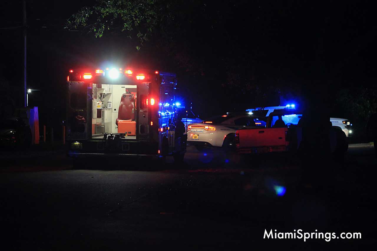 Miami Springs Police responding to shooting incident on the 600 block of South Drive