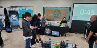 Miami Springs Middle Robotics Team Finishes 4th Among 44 Other Competing Schools