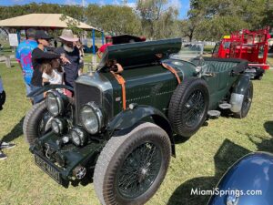 Classic Bentley at the Miami Springs Historical Society Museum Car Show