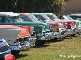 Historical Society Hosts Beautiful Car Show at Springs Museum Inaugural Car Show at the Miami Springs Historical Society Museum