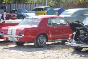 Classic Mustang at the Inaugural Car Show at the Miami Springs Historical Society Museum