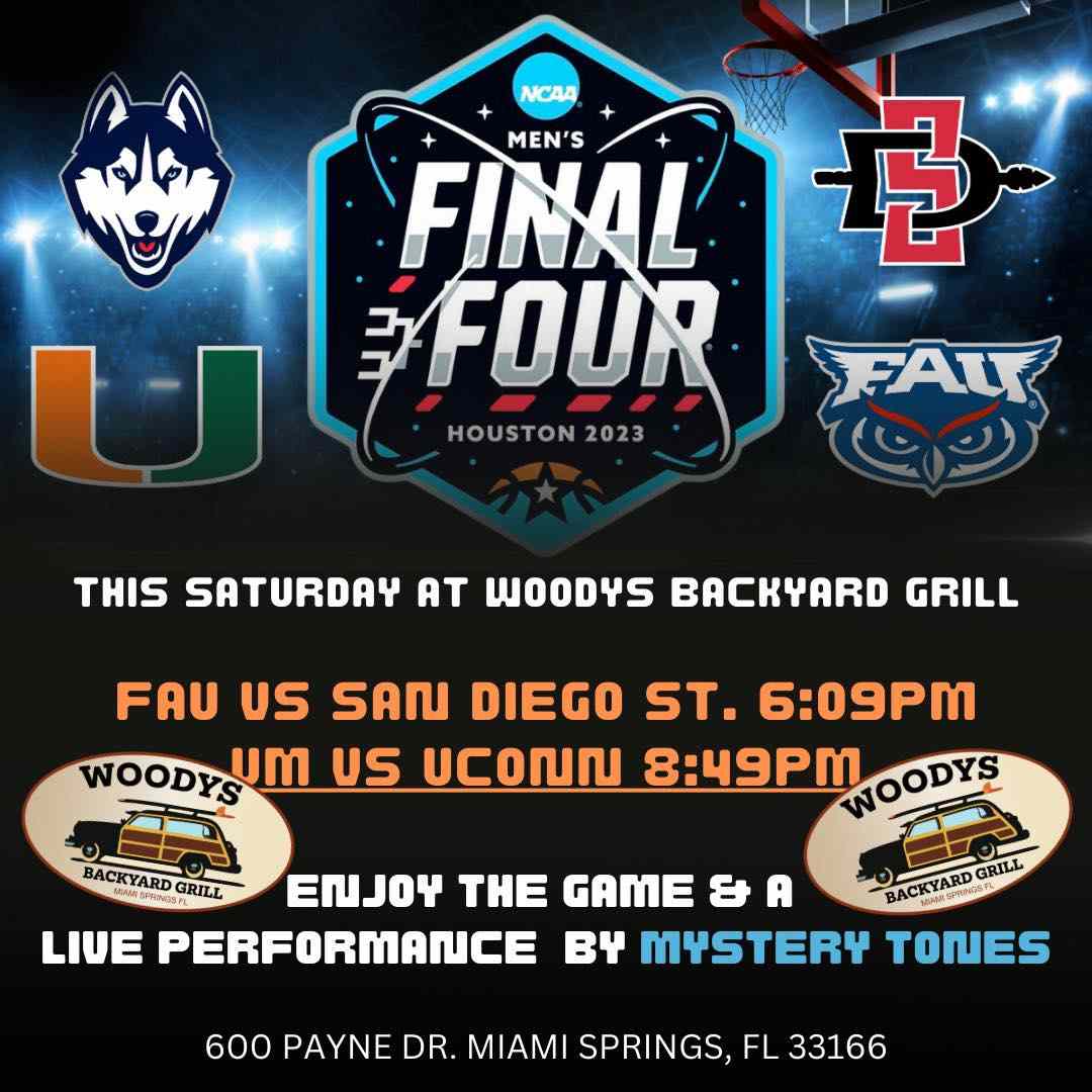 NCAA Mens Final Four Watch Party at Woodys