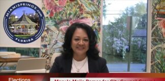 Interview with MaryJo Mejia Ramos Candidate for Miami Springs City Council Group I