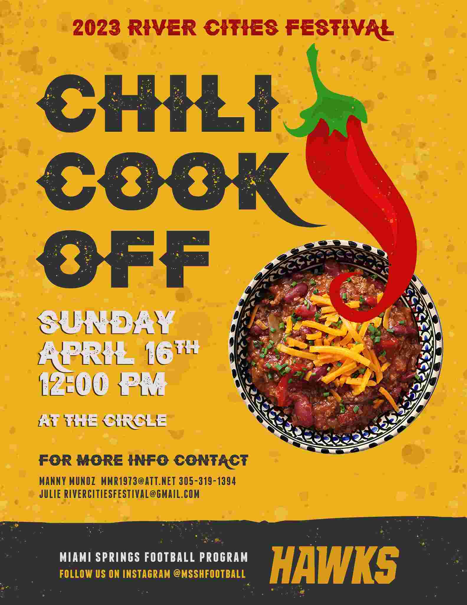 CHILI COOK OFF AT THE RIVER CITIES FESTIVAL