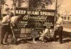 Helping Keep Miami Springs Beautiful In 1965