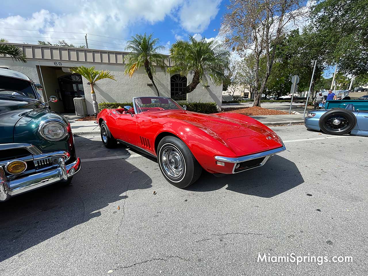 Little Red Corvette at the Westward Drive Car Show at the 2023 River Cities Festival in Miami Springs