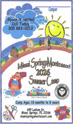 Miami Springs Montessori Summer Camp