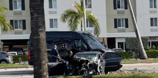 Nasty Head On Accident Shuts Down NW 36th Street in VG