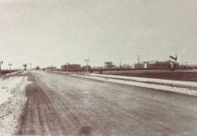 South Drive in Miami Springs 1925 by Ken Wilde