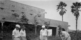 1930 Strange Foursome at Miami Springs Golf Course