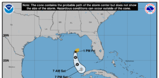 Tropical Storm Arlene Forms in the Gulf
